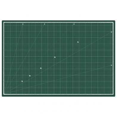 Base de corte autocicatrizante A1 de PVC triple capa con cuadrícula métrica