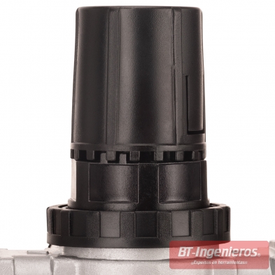 Regulador de presión neumático con mando giratorio de ajuste