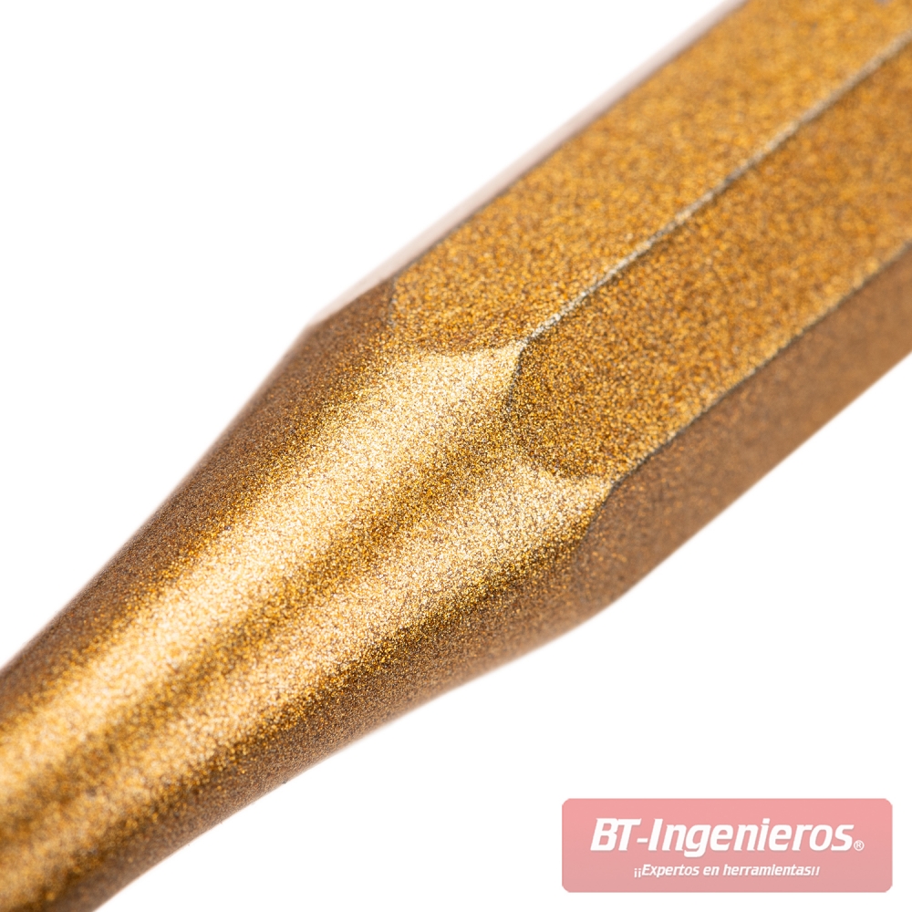 Cuerpo hexagonal del botador CR-V con recubrimiento antideslizante