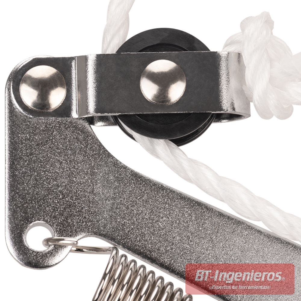 Sistema de polea y cuerda de la podadora telescópica para ramas altas