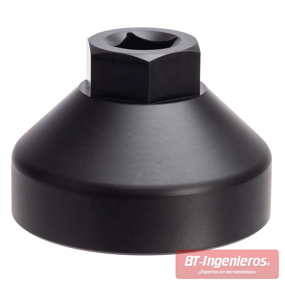 Accionamiento mediante carraca de 1/2" o llave de 27 Mm.