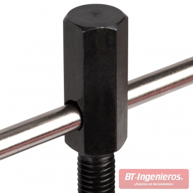 Empuñadura metálica del husillo del extractor con acabado pulido