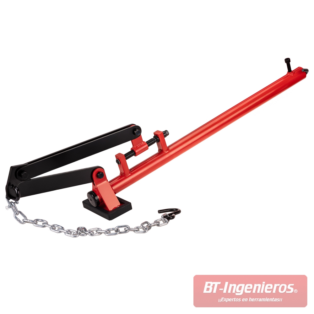 Vista lateral completa de la palanca universal para brazo de suspensión.