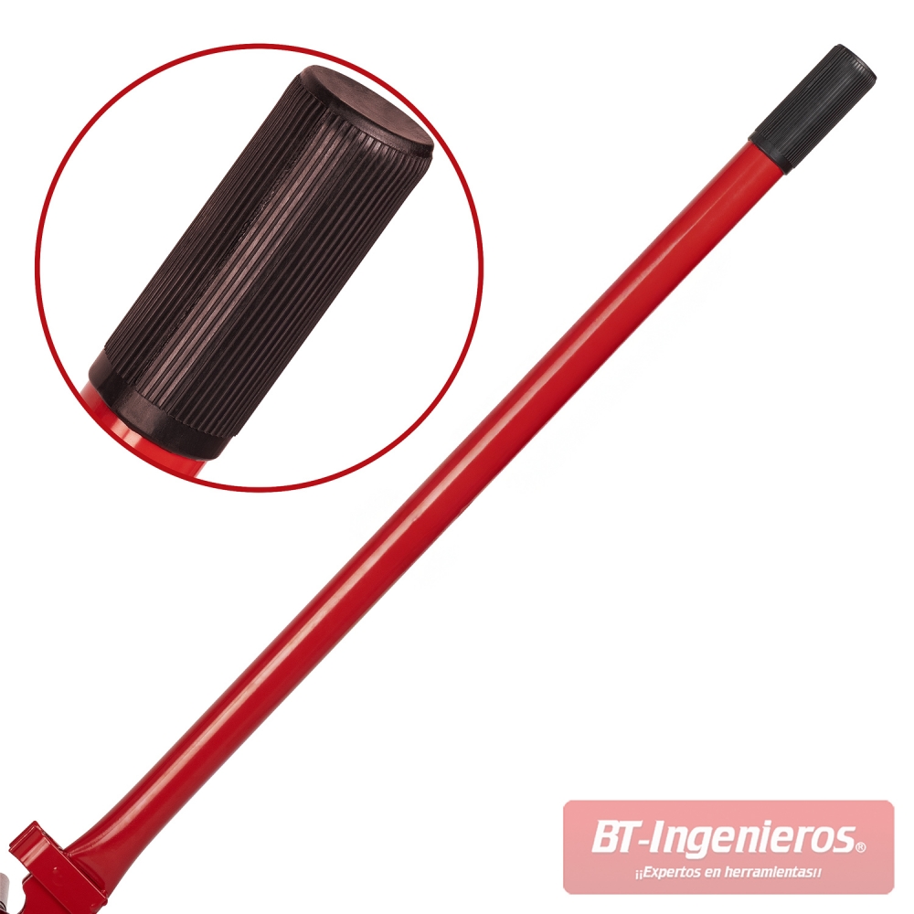 Palanca ergonómica con empuñadura reforzada del gato Piramide PRO.