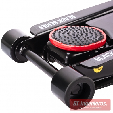 Ruedas de nylon del gato hidráulico perfil extra bajo 3T