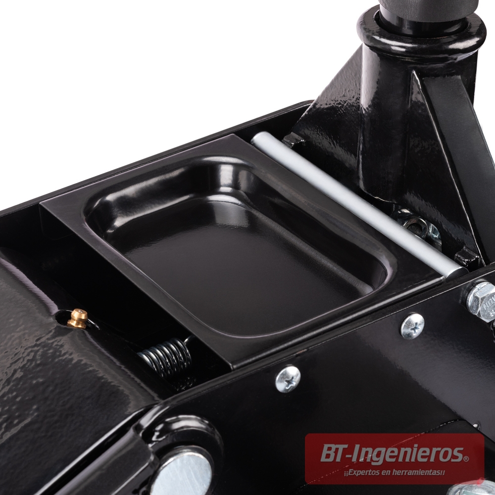 Bandeja porta tornillos integrada del gato hidráulico Piramide Black Series