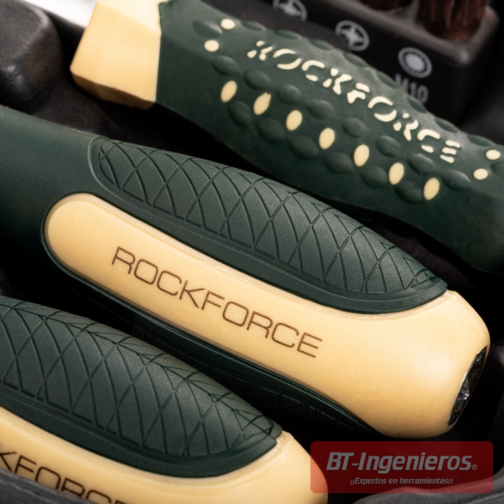Mangos ergonómicos Rockforce antideslizantes bimaterial de alta calidad