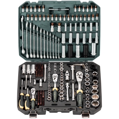 Maletín de herramientas Rockforce profesional 216 piezas abierto