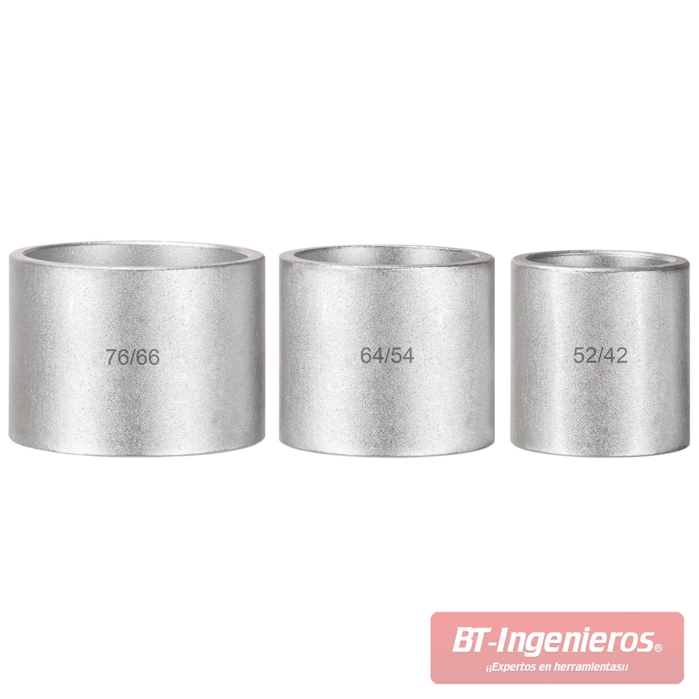 Manguitos cilíndricos del kit extractor de silentblocks KPES2