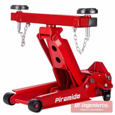 Gato hidráulico profesional Piramide GTPRO3T de 3 toneladas con doble pistón