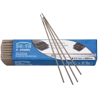 Electrodos de soldadura E6013 rutilo 2,5 mm x 300 mm – Caja 5 kg para aceros al carbono (MMA)