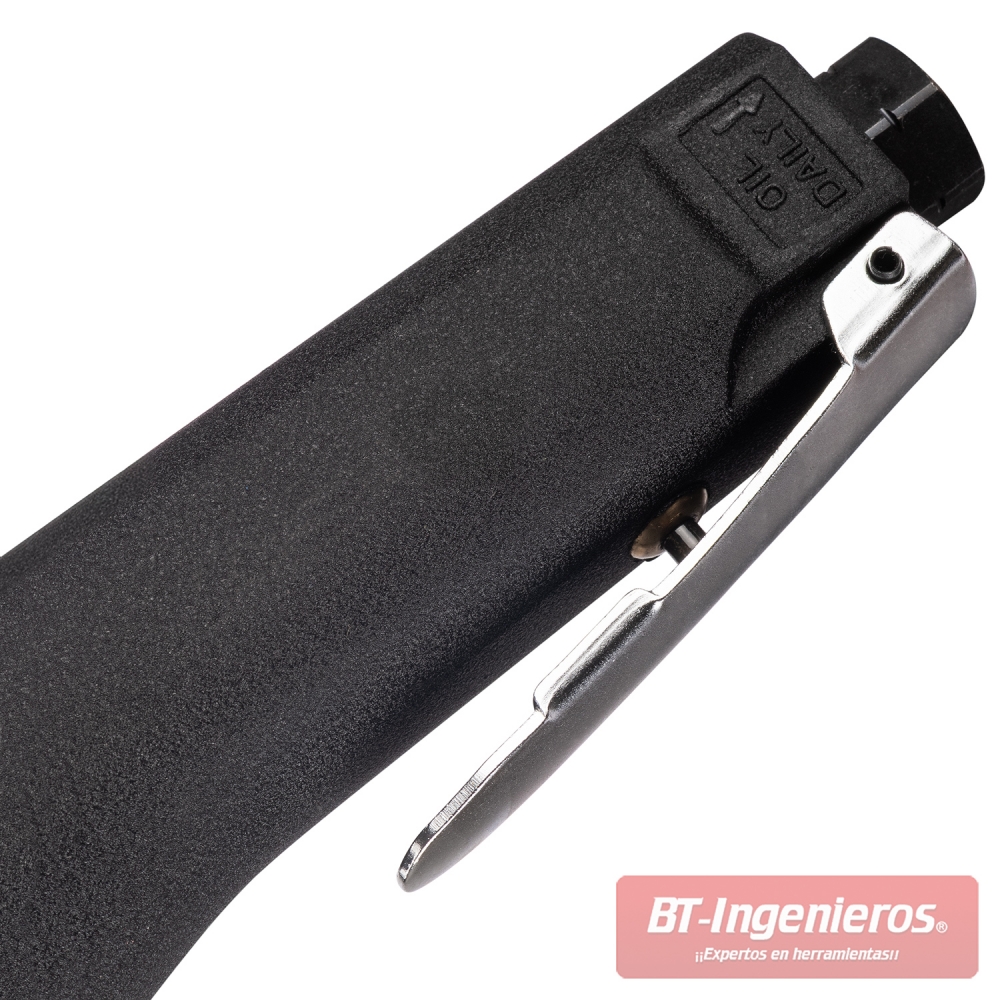 Mango ergonómico antideslizante con control de aire en carraca neumática Draper Expert