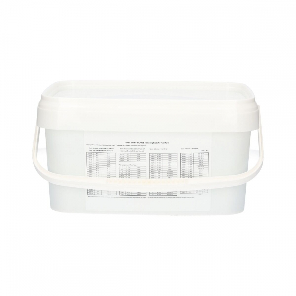 Microgránulos de vidrio antiestáticos Orbis Smart Balance para equilibrado activo.