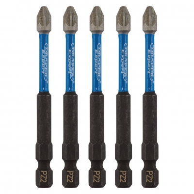 Puntas PH2 extralargas de alta torsión para atornillador de impacto.