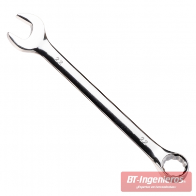 llave combinada 22 mm cromo vanadio boca fija estrella