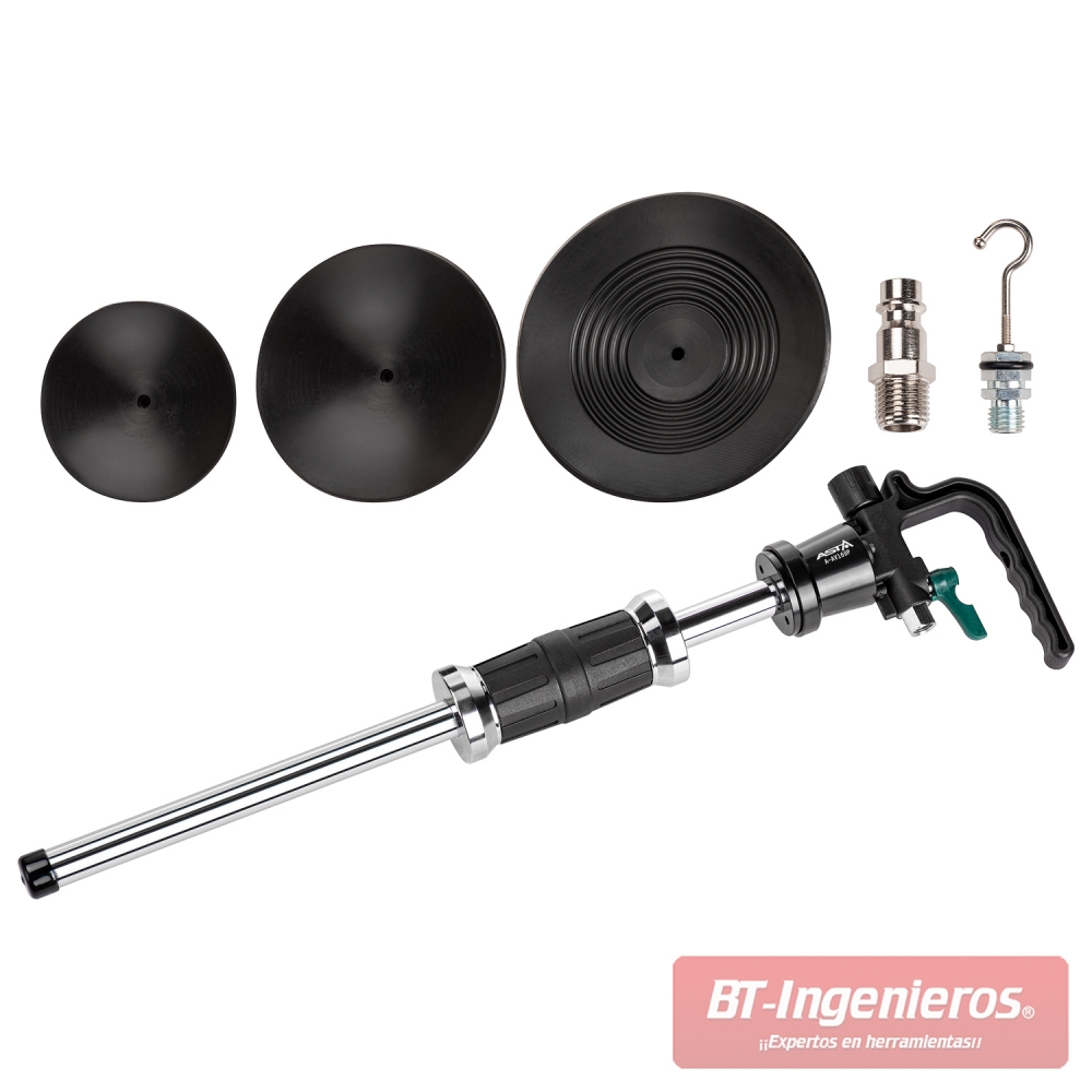 martillo de inercia sacabollos neumático con sistema de vacío