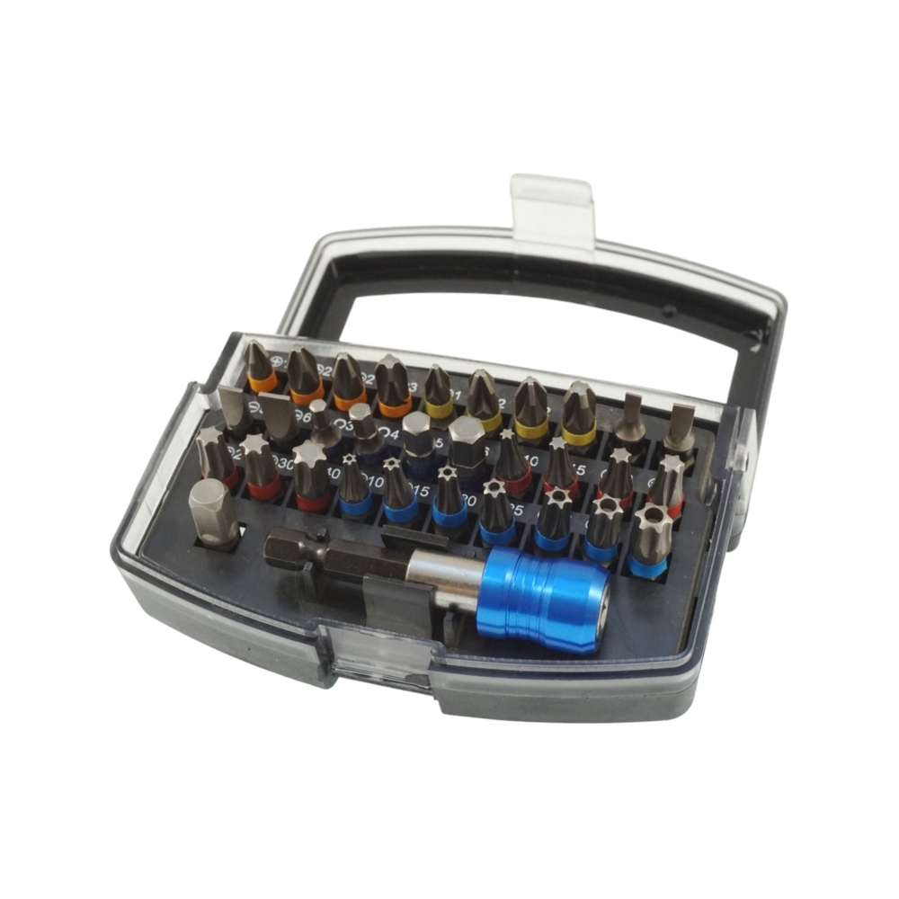 Identificación rápida de piezas mediante código de colores.