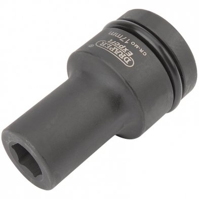 Llave de vaso de impacto de 17 mm 1" | Hexagonal