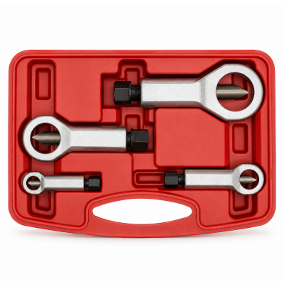 Juego de 4 llaves rompetuercas Ø 9 a 36 mm