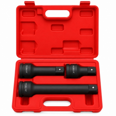 Juego extensiones de impacto 1" | 3 piezas 100/150/250 mm | Cr-Mo