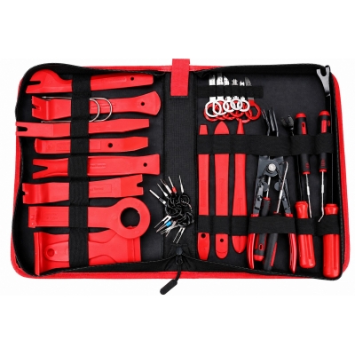 Kit para desmontaje de tapicerías, molduras & radios| 43 Piezas