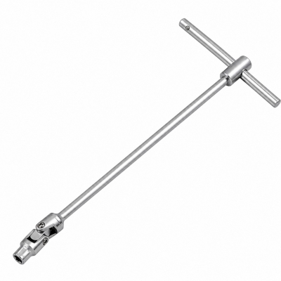 Llave con mango en T deslizante con vaso articulado 8 mm.