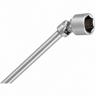 Llave de vaso articulada en T 19 mm.