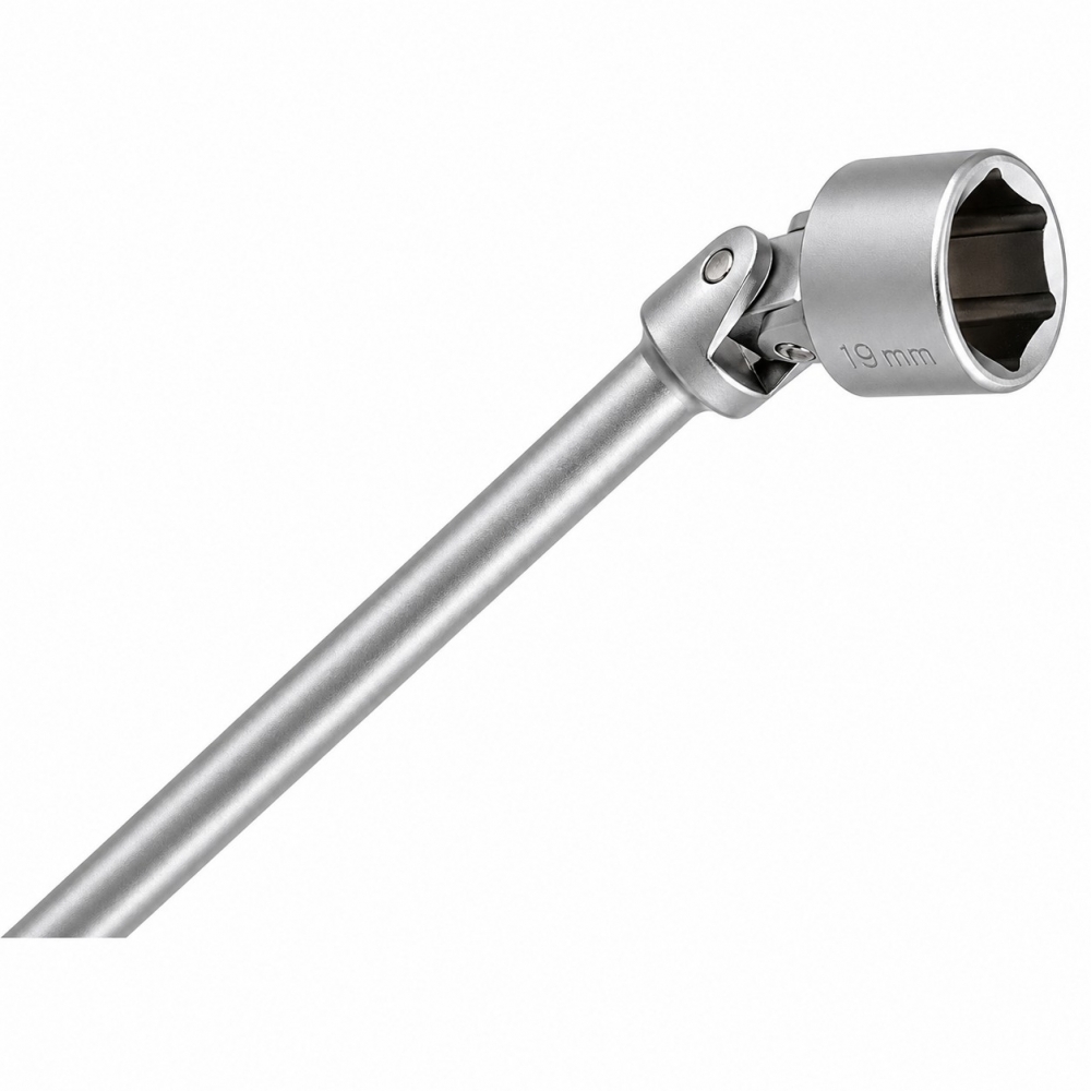 Llave de vaso articulada en T 19 mm.