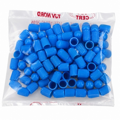 Tapones de válvula azules|Bolsa 100 uds | Coche y camión.
