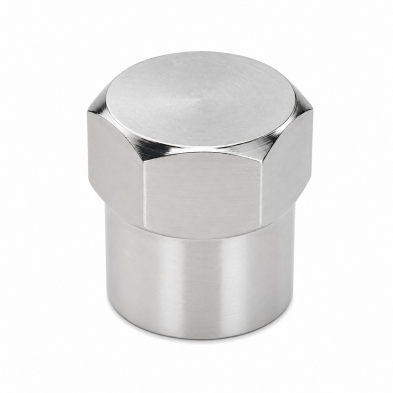 Tapón Metálico Hexagonal para Válvula de Neumático SNAP-IN Cromado