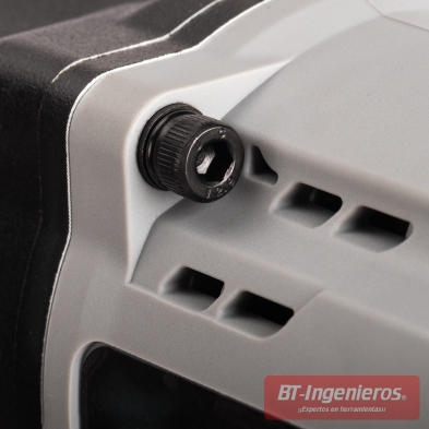 Carcasa reforzada y sistema de ventilación del motor Brushless de la llave de impacto.
