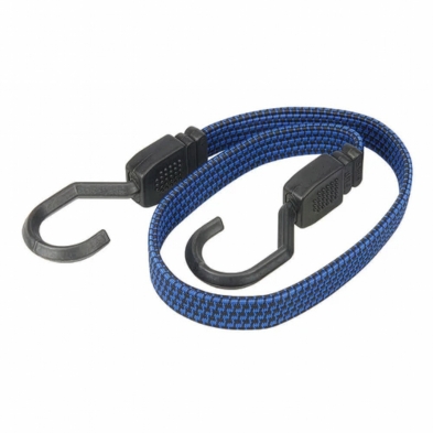 Pulpo elástico plano de 635 mm con ganchos plastificados para sujetar equipaje y carga ligera