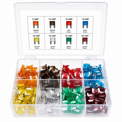 Juego de Fusibles Micro 5-40 A | 200 Piezas
