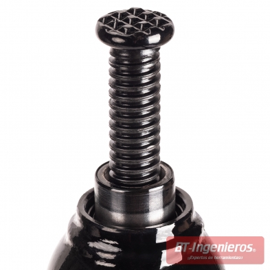 Tornillo extensible elevado del gato de botella, con ajuste roscado mostrado de hasta 3,8 cm