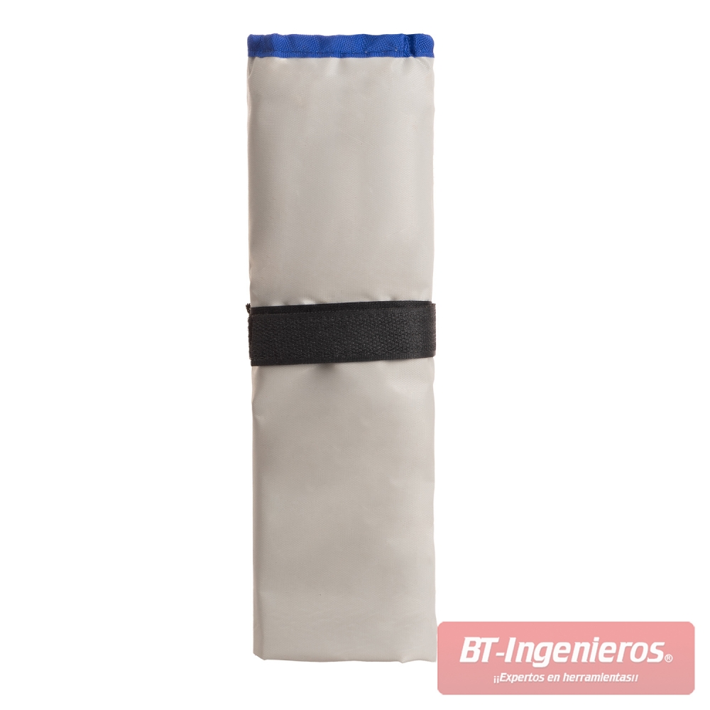 Funda enrollable cerrada del juego de llaves combinadas en pulgadas de 16 piezas
