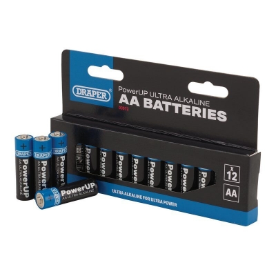 Pilas alcalinas AA LR6. Pack 12 Unidades