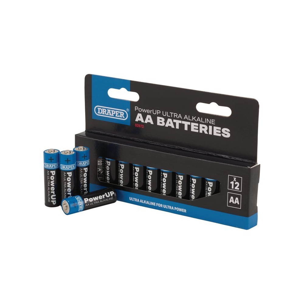 Pilas alcalinas AA LR6. Pack 12 Unidades
