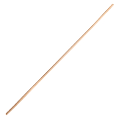 Mango de madera para escoba de 150 cm con extremo roscado