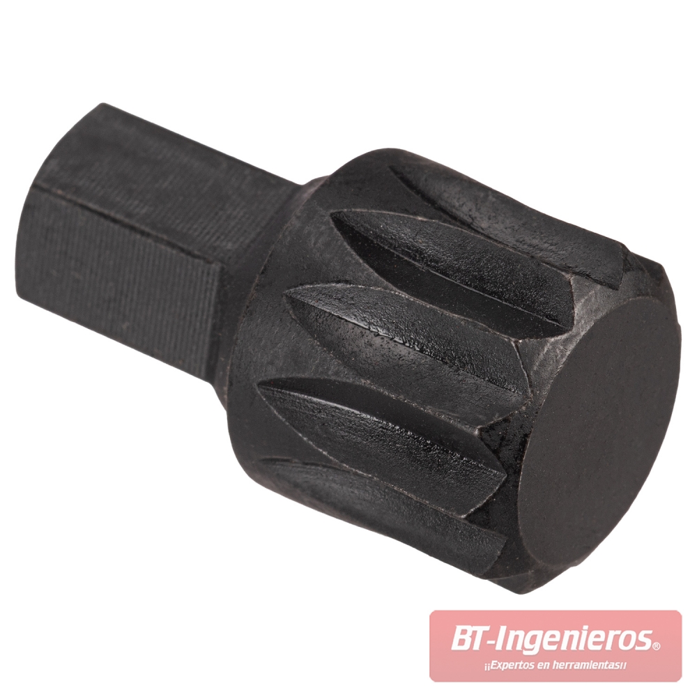 Detalle punta triple cuadrado XZN de impacto