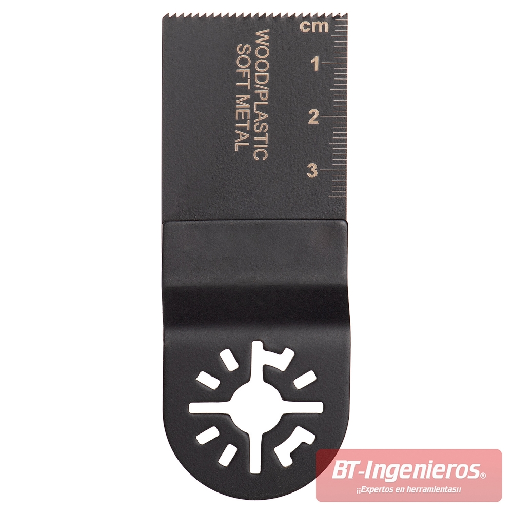Cuchilla HCS ancha para multiherramienta oscilante