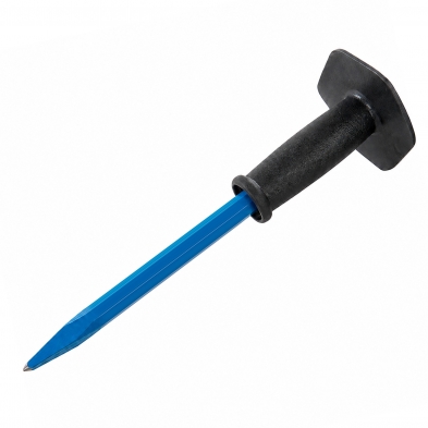 Cincel puntero para hormigón 30 cm con protector de mano