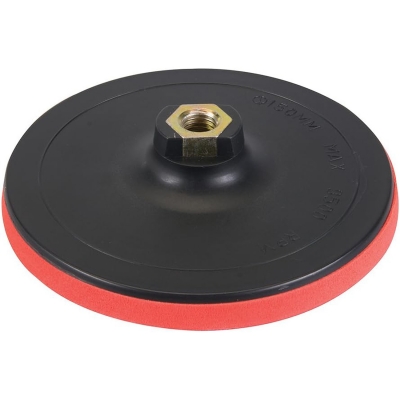 Plato soporte con velcro 15 cm M14 x 2 para lijado y pulido