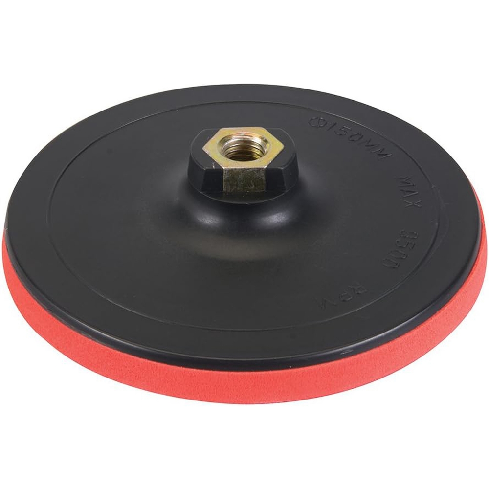 Plato soporte con velcro 15 cm M14 x 2 para lijado y pulido