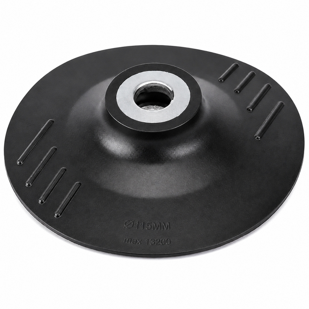 Plato soporte para discos de fibra 11,5 cm M14 x 2