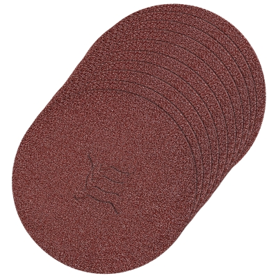 Pack 10 discos de fibra 11,5 cm grano 36 para amoladora