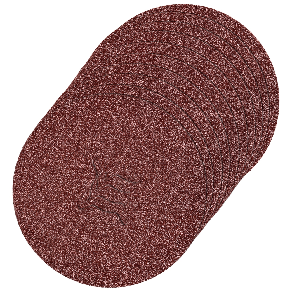 Pack 10 discos de fibra 11,5 cm grano 36 para amoladora