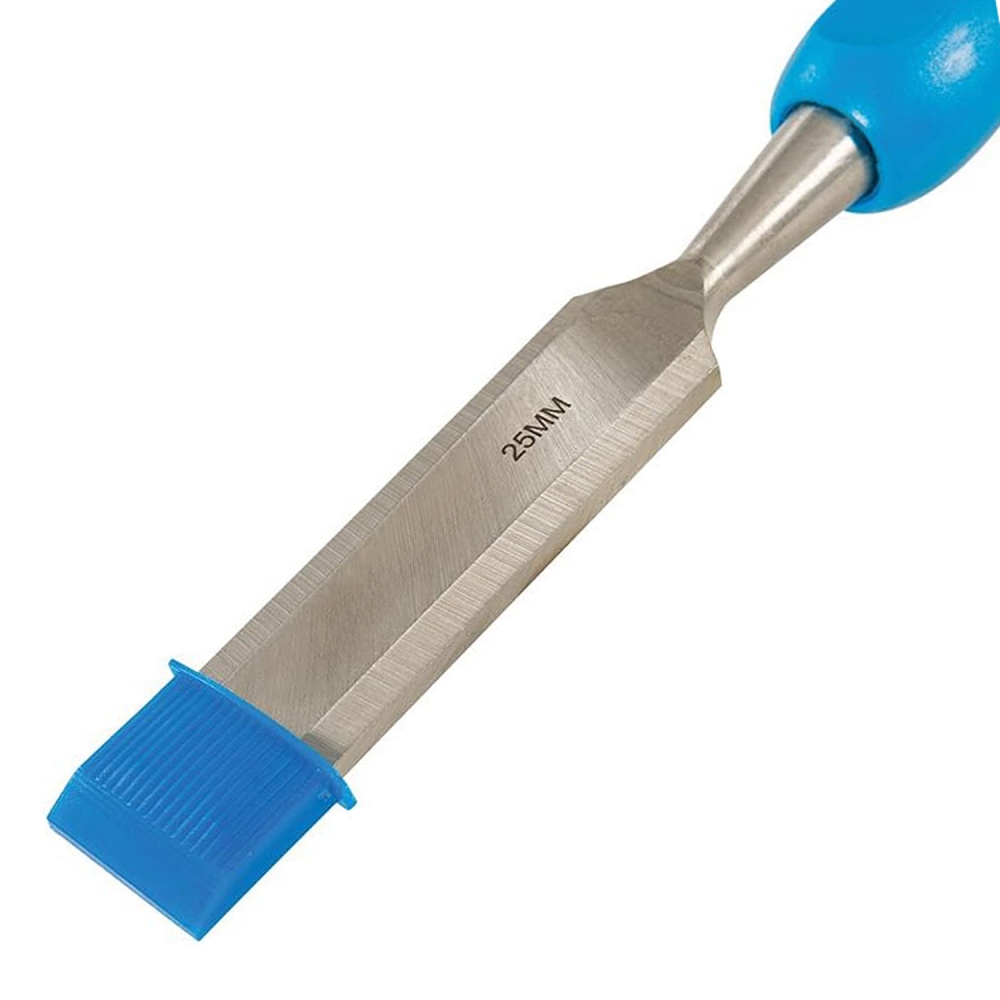 Formón para madera CrV de 2,5 cm con protector de filo