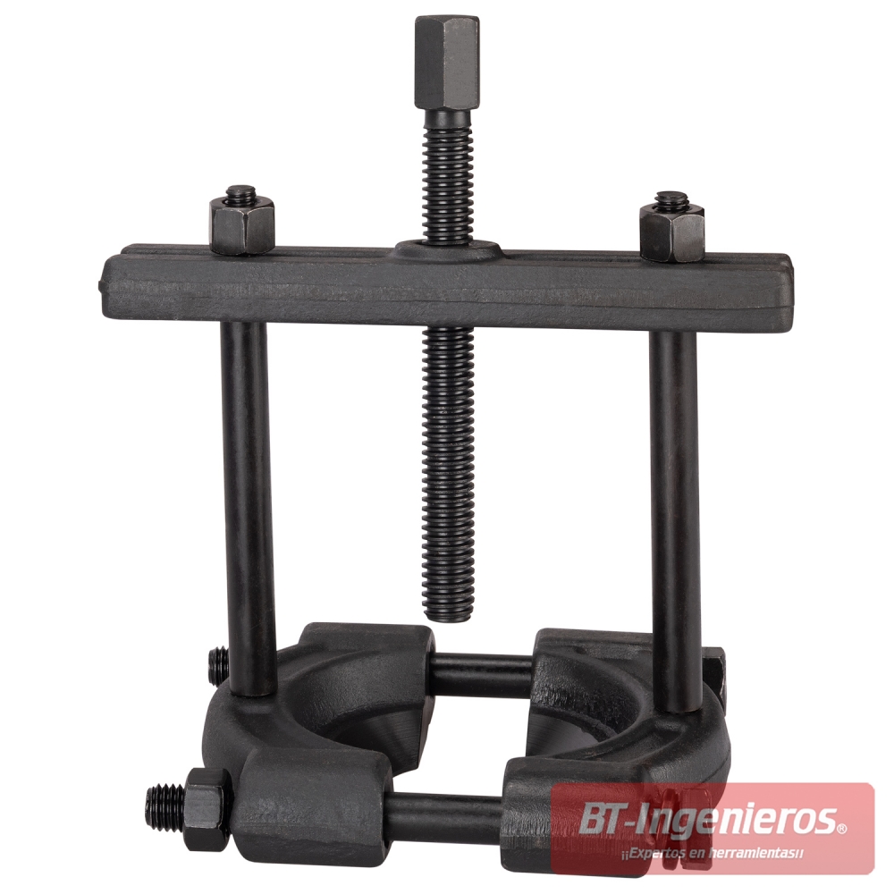 Extractor con separador de rodamientos y husillo central