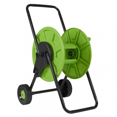 Enrollador para manguera 60 m con ruedas para manguera Ø 13 mm