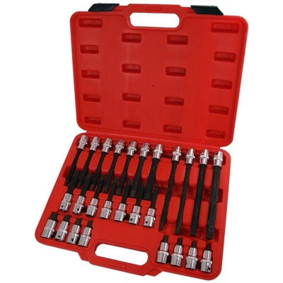 Juego de vasos XZN 1/2 M5-M16 26 piezas con maletín